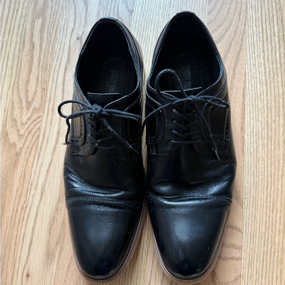Stacey Adam’s Black Leather Men's Dress Shoes
